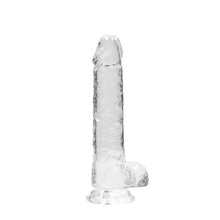 Load image into Gallery viewer, Realrock 8'' Realistic Dildo With Balls Clear