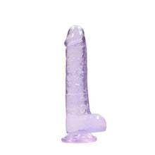 Load image into Gallery viewer, Realrock 8'' Realistic Dildo With Balls Purple