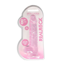 Load image into Gallery viewer, Realrock 8&#39;&#39; Realistic Dildo With Balls Pink

