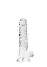 Load image into Gallery viewer, Realrock 7'' Realistic Dildo With Balls Clear