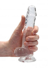Load image into Gallery viewer, Realrock 7'' Realistic Dildo With Balls Clear