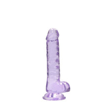 Load image into Gallery viewer, Realrock 7&#39;&#39; Realistic Dildo With Balls Purple
