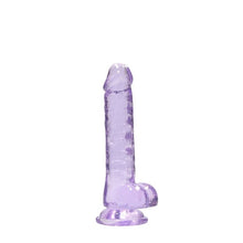 Load image into Gallery viewer, Realrock 7'' Realistic Dildo With Balls Purple