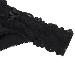 Black Sexy Floral Lace Panty (20-22) 5xl