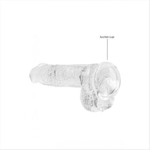 Load image into Gallery viewer, Realrock 6'' Realistic Dildo With Balls Clear