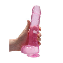 Load image into Gallery viewer, Realrock 9'' Realistic Dildo With Balls Pink