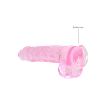 Load image into Gallery viewer, Realrock 9'' Realistic Dildo With Balls Pink