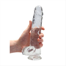 Load image into Gallery viewer, Realrock 9'' Realistic Dildo With Balls Clear