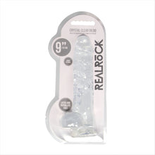 Load image into Gallery viewer, Realrock 9'' Realistic Dildo With Balls Clear