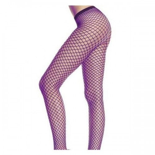 Fishnet Stockings Purple
