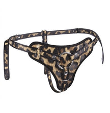 Load image into Gallery viewer, Leopard Frenzy Deluxe Strap-on Harness

