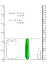 Load image into Gallery viewer, Delia - Abs Bullet With Silicone Sleeve - 10-speeds - Green