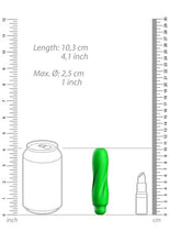 Load image into Gallery viewer, Ella - Abs Bullet With Silicone Sleeve - 10-speeds - Green