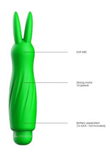 Load image into Gallery viewer, Sofia - Abs Bullet With Silicone Sleeve - 10-speeds - Green