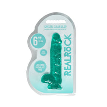 Load image into Gallery viewer, Realrock 6'' Realistic Dildo With Balls Turquoise