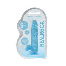 Load image into Gallery viewer, Realrock 6'' Realistic Dildo With Balls Blue