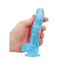 Load image into Gallery viewer, Realrock 6'' Realistic Dildo With Balls Blue
