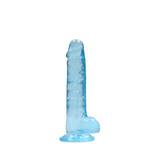 Load image into Gallery viewer, Realrock 7'' Realistic Dildo With Balls Blue