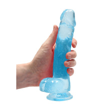 Load image into Gallery viewer, Realrock 8'' Realistic Dildo With Balls Blue