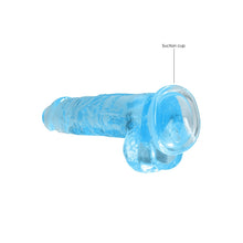 Load image into Gallery viewer, Realrock 8'' Realistic Dildo With Balls Blue