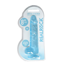 Load image into Gallery viewer, Realrock 8'' Realistic Dildo With Balls Blue