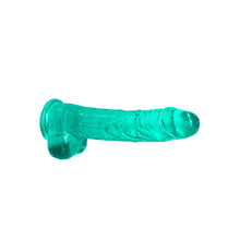 Load image into Gallery viewer, Realrock 9'' Realistic Dildo With Balls Turquoise