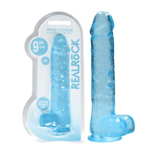 Load image into Gallery viewer, Realrock 9'' Realistic Dildo With Balls Blue