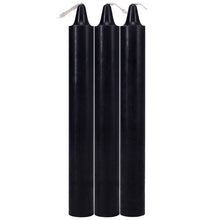 Load image into Gallery viewer, Japanese Drip Candles 3pk Black