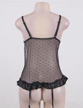 Load image into Gallery viewer, Black Sheer Mesh Teddy (16-18) 3xl
