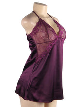 Load image into Gallery viewer, Satin Lace Cami Purple (16-18) 3xl
