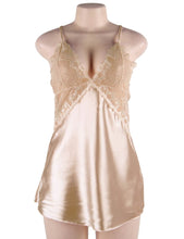 Load image into Gallery viewer, Satin Lace Cami Champagne (12-14) Xl
