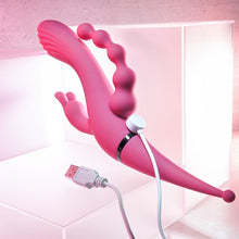 Load image into Gallery viewer, Gender X Four By Four Multi Vibrator - Pink