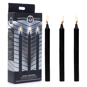 Master Series Fetish Drip Candles Black