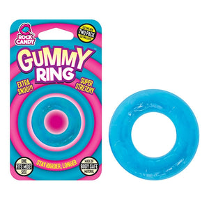 Rock Candy Gummy Ring Blue