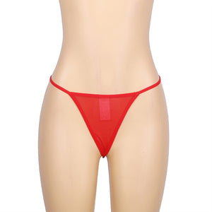 Red Lace Stretch Garter Belt (8-10) M
