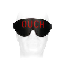 Load image into Gallery viewer, Black & White Bonded Leather Eye-mask