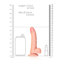 Load image into Gallery viewer, Realrock 6'' Realistic Dildo With Balls Flesh