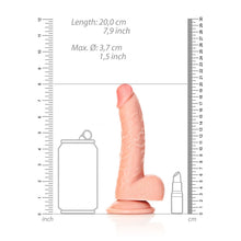 Load image into Gallery viewer, Realrock 7'' Realistic Dildo With Balls Flesh