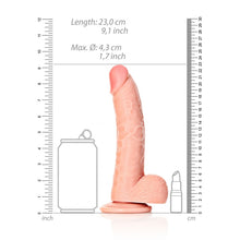 Load image into Gallery viewer, Realrock 8'' Realistic Dildo With Balls Flesh