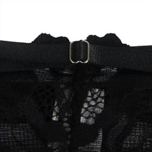 Load image into Gallery viewer, Floral Lace Underwire Bra Set Black (16-18) 3xl
