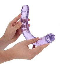 Load image into Gallery viewer, Realrock 34cm Double Dong Purple (14")