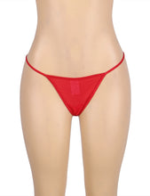 Load image into Gallery viewer, Red G-string With Diamond Back (8-10 ) M
