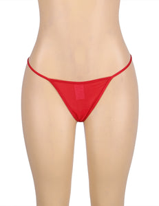 Red G-string With Diamond Back (20-22) 5xl