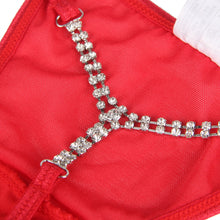 Load image into Gallery viewer, Red G-string With Diamond Back (12-14) Xl
