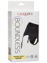 Load image into Gallery viewer, Boundless Thong With Garter 2xl/3xl