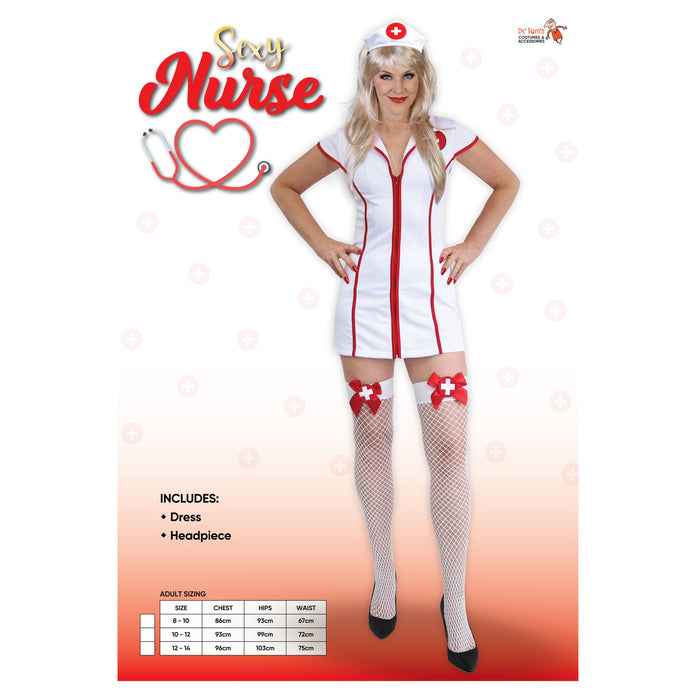 Sexy Nurse Costume - 10-12