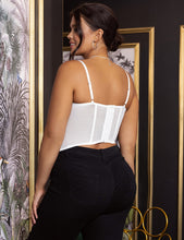 Load image into Gallery viewer, White Sexy Lace Corset (8-10) M
