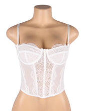 Load image into Gallery viewer, White Sexy Lace Corset (20-22) 5xl
