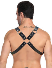 Load image into Gallery viewer, Men&#39;s Leather Adjustable Chest Strap
