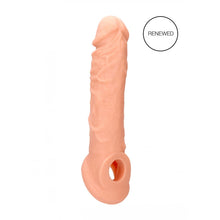 Load image into Gallery viewer, Realrock 8'' Realistic Penis Extender With Rings
